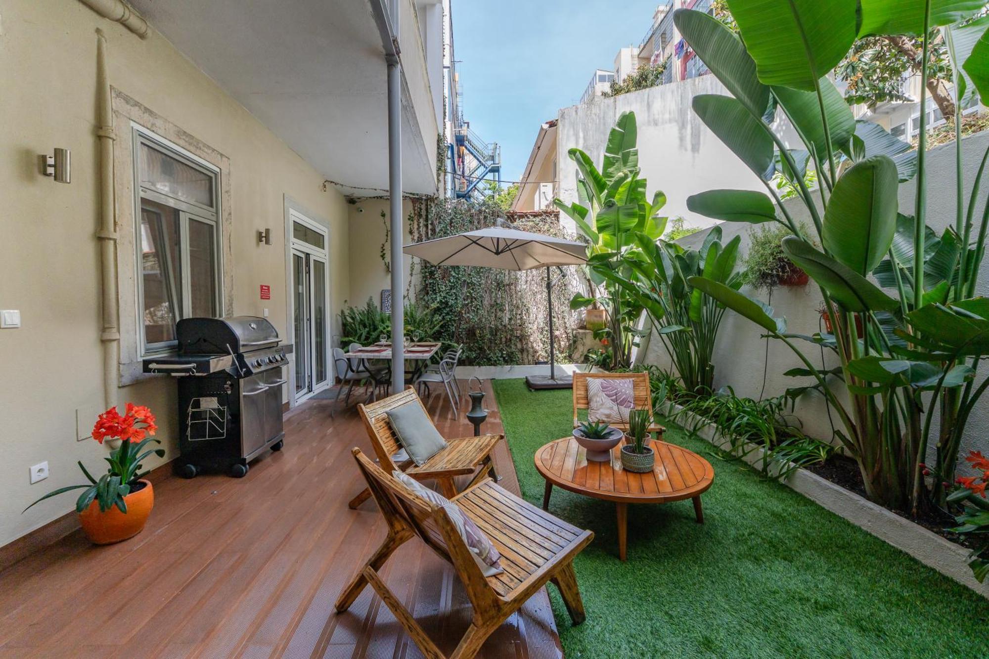 Lisbon Garden Retreat Apartment Exterior photo